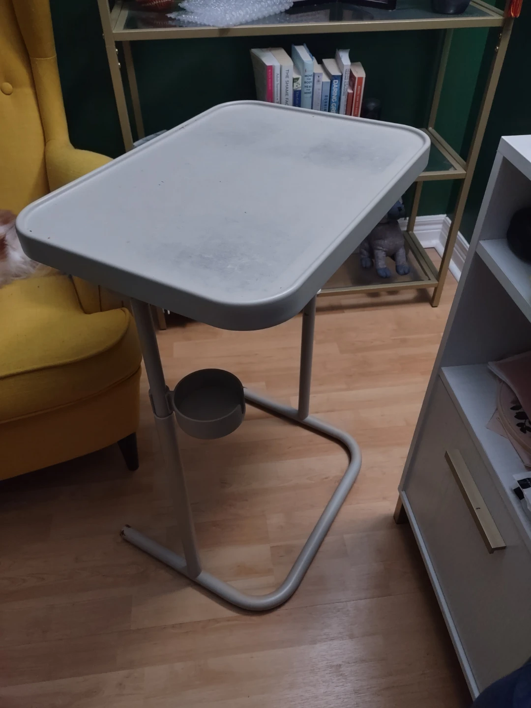Grey TV Tray Table