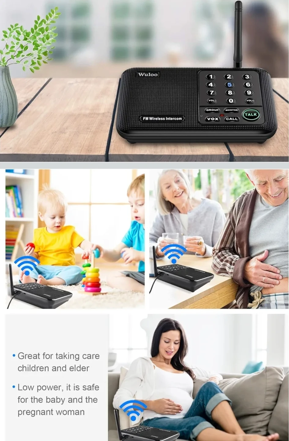 Wuloo FM Wireless Intercom System - photo 2