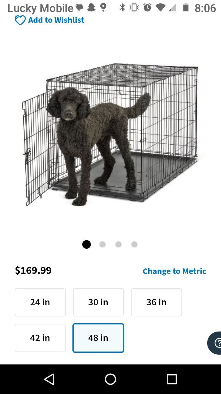 Essentials Single Door Pet Crate - 48 inch
