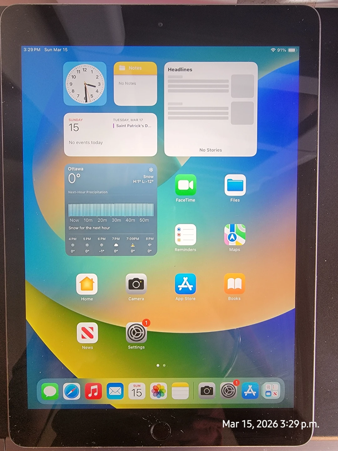 Apple ipad 6th gen 32GB WIFI only