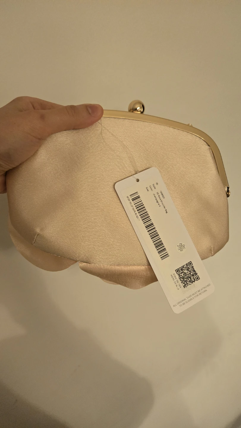 Azazie Clutch Evening Bag with Rose Embellishment - photo 2