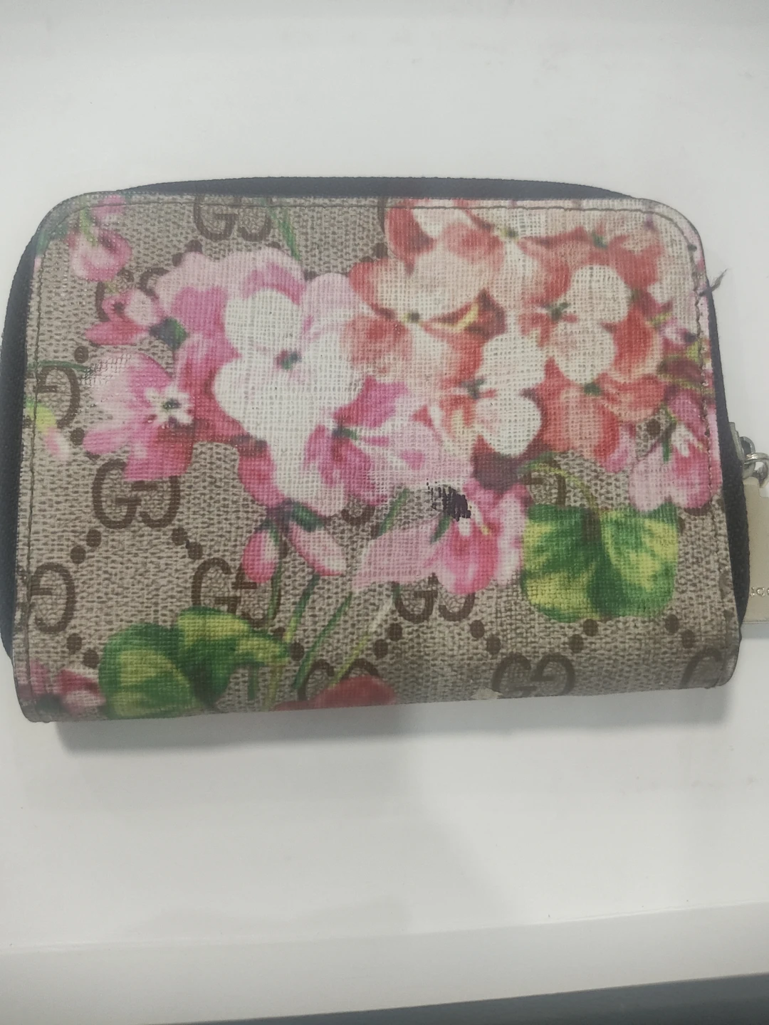 Gucci Floral Print Zip Around Wallet - photo 2