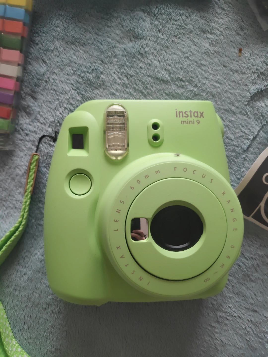 New! Fujifilm Instax Mini 9 Instant Camera - Lime Green - photo 2