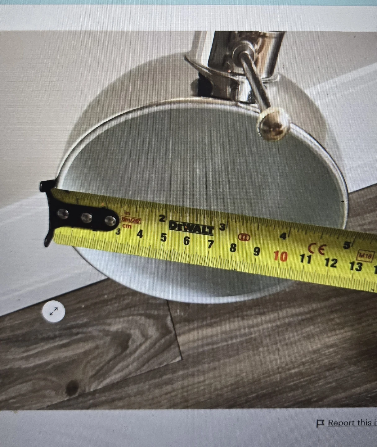 Ikea FORSA Table Work Lamp - Nickel Plated - photo 3