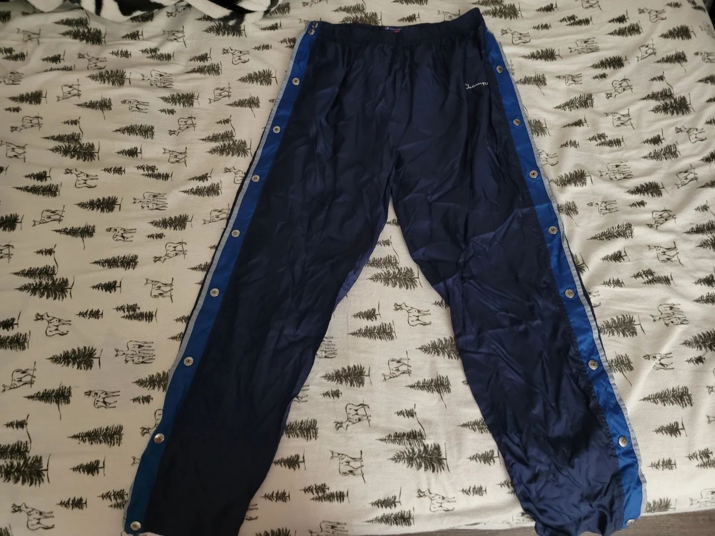 Champion Blue Snap-Away Athletic Pants - photo 2