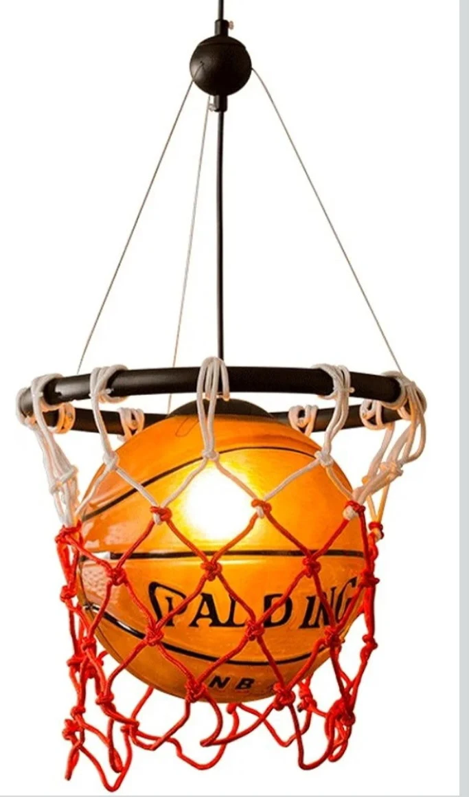 Basketball ceiling light fixture (New in box)
