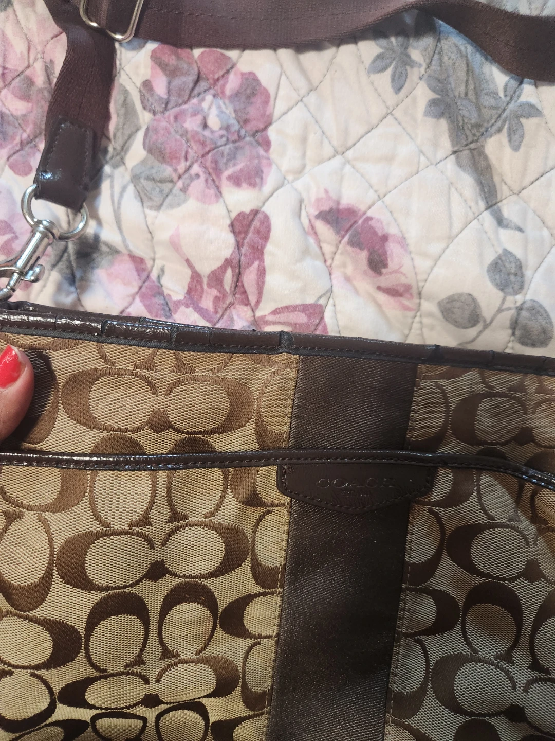 Coach Monogram Crossbody Bag as is - photo 2