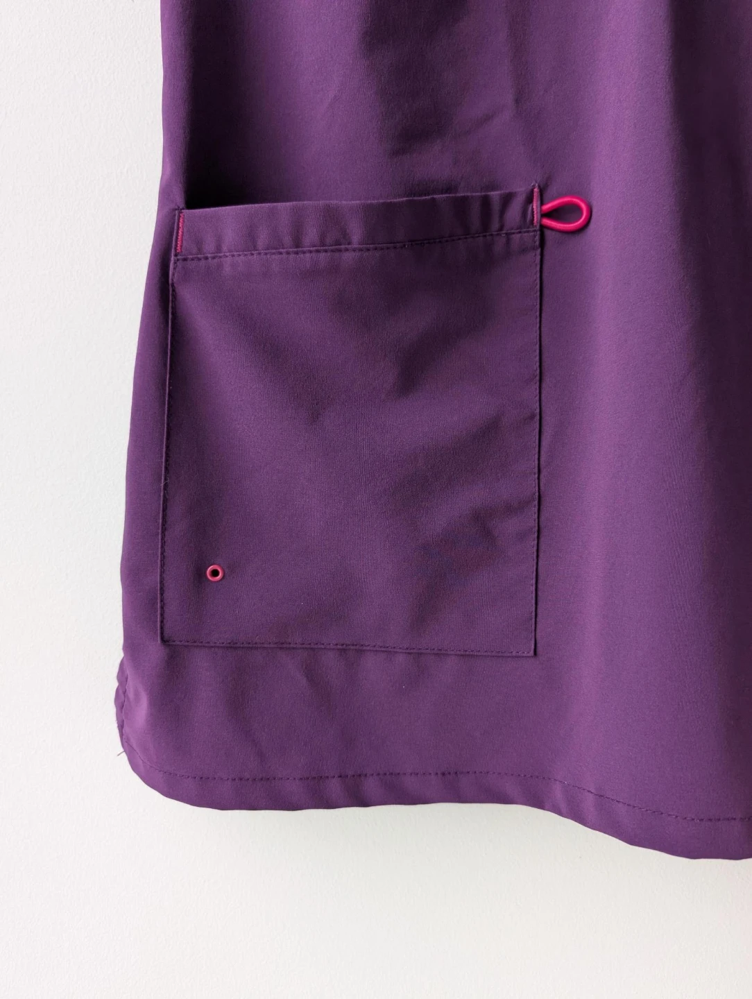 Xs Purple V-Neck Scrub Top - photo 2