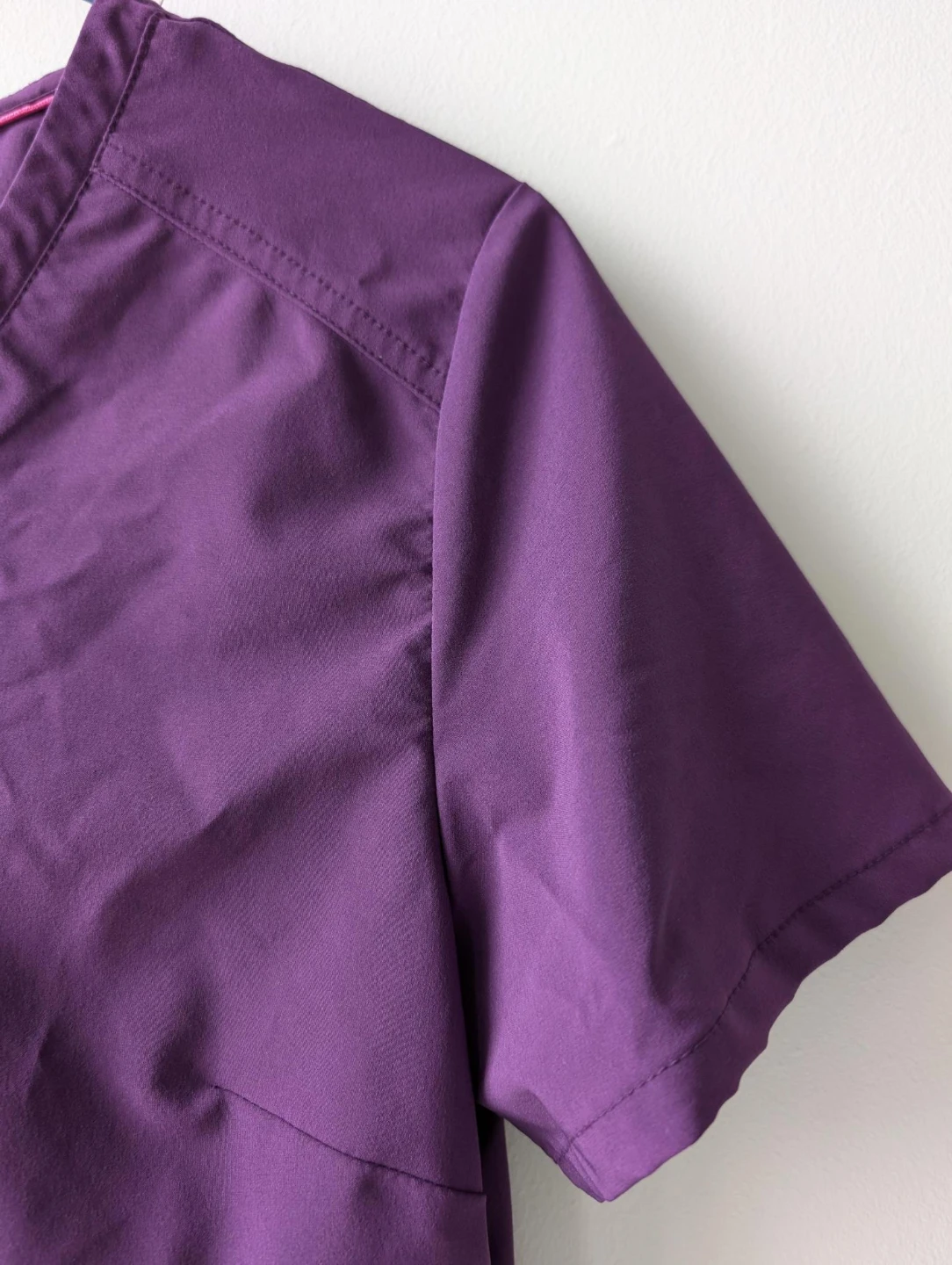 Xs Purple V-Neck Scrub Top - photo 4