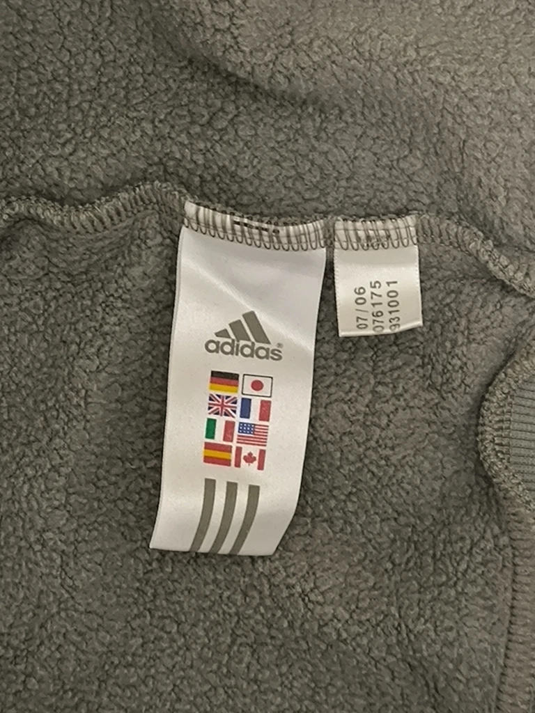 Adidas short sleeve full zip dress gray pink - photo 3