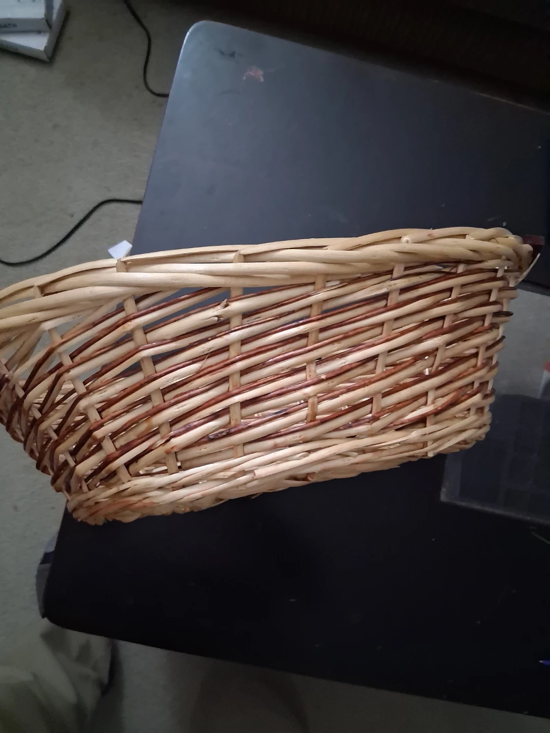 Wicker Basket with Handles