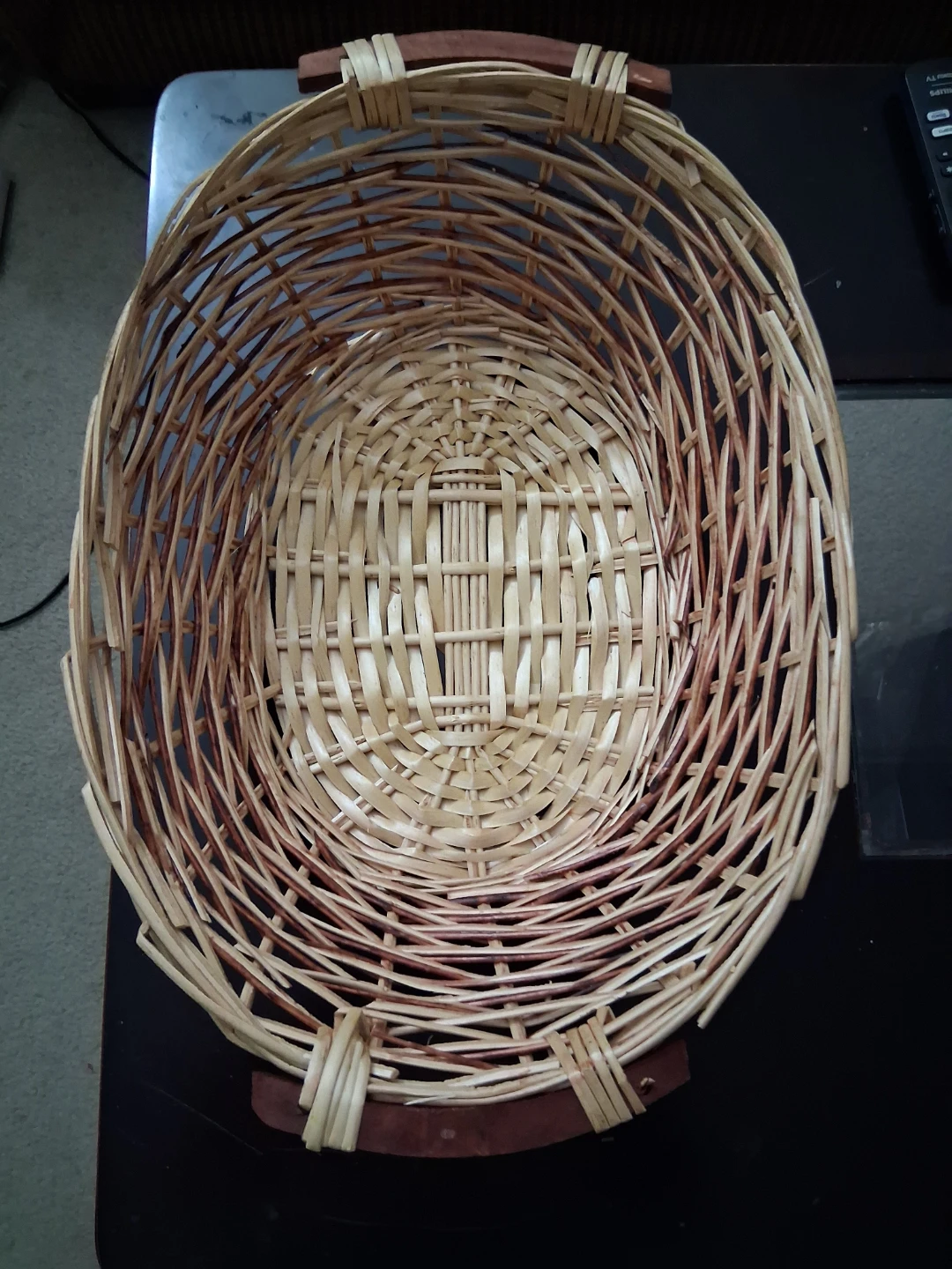 Wicker Basket with Handles - photo 2