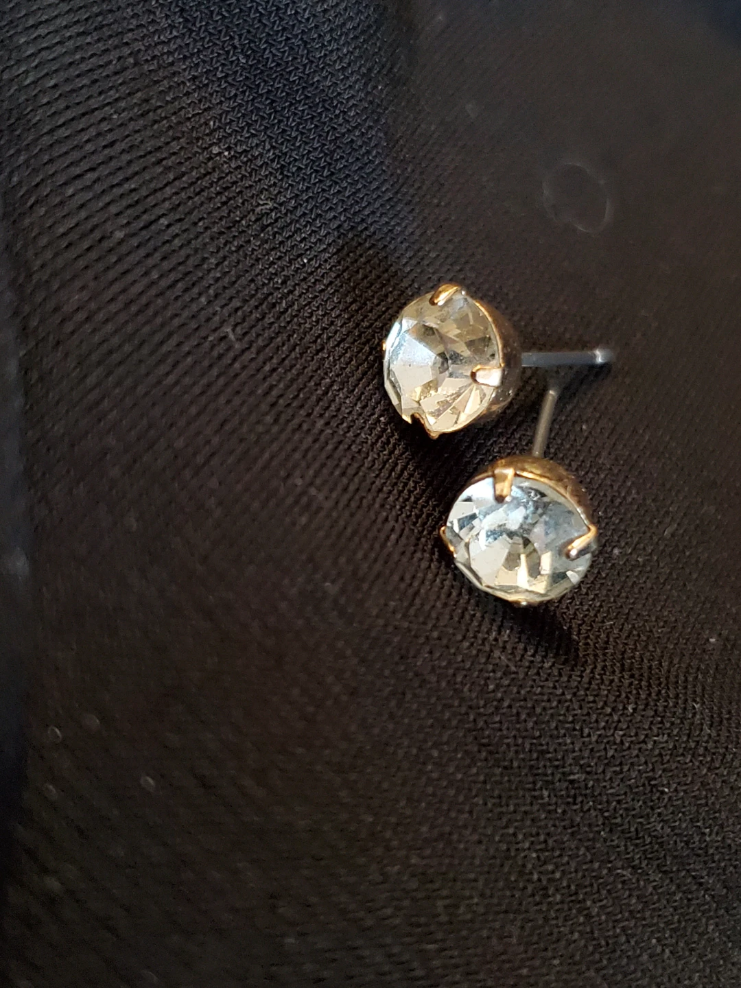 Rhinestone Stud Earrings