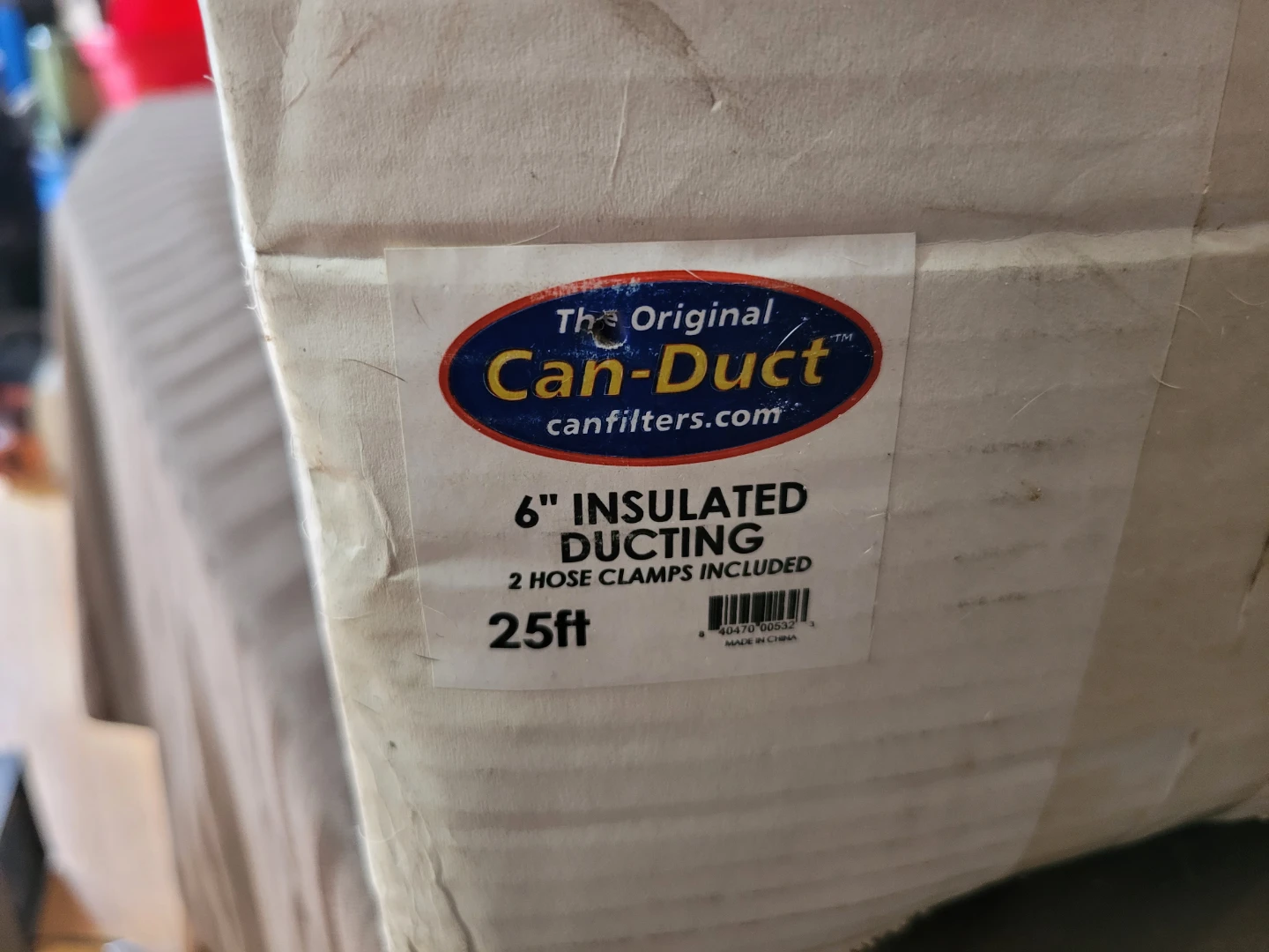 Can-Duct 8" Insulated Ducting 25ft with 2 Hose Clamps - photo 4