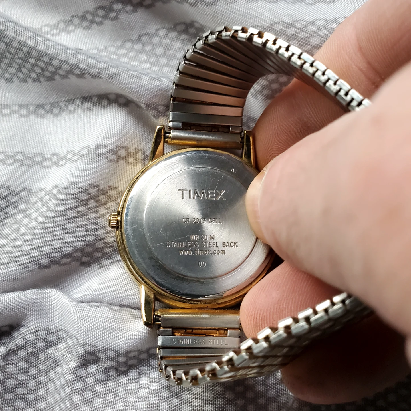 Timex Indiglo WR 30M Gold Tone Watch - photo 2
