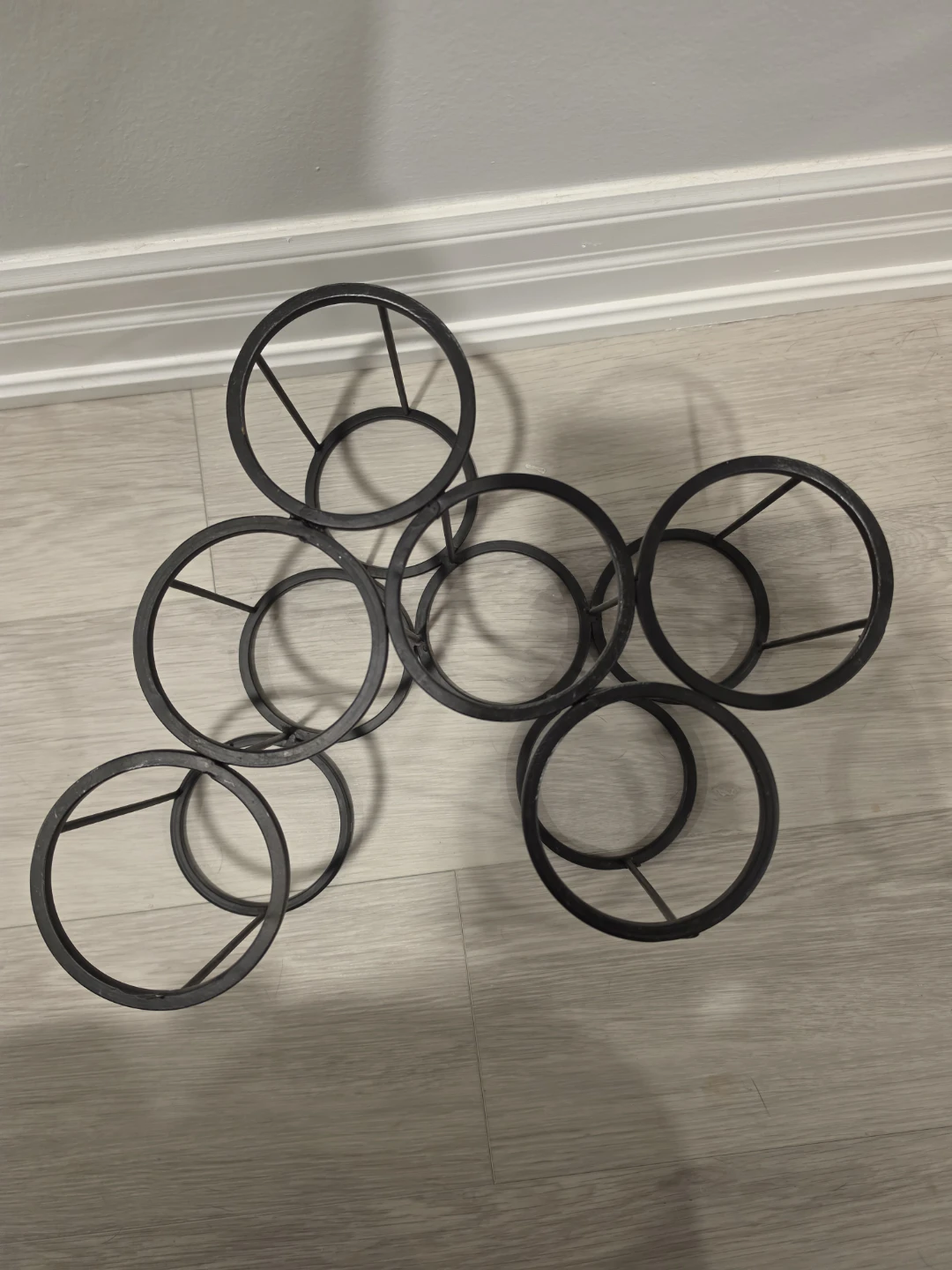 Metal 6-Bottle Wine Rack - photo 3
