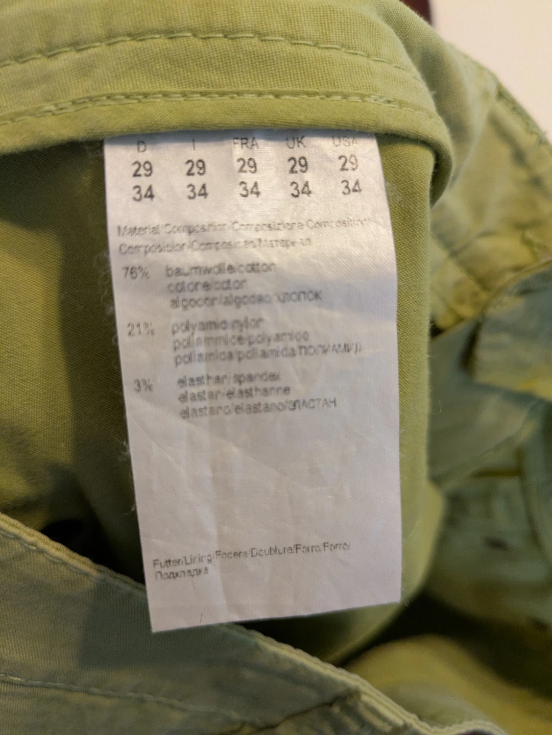 BOSS Hugo Boss Women's Light Green Casual Pants Size 29 - photo 4