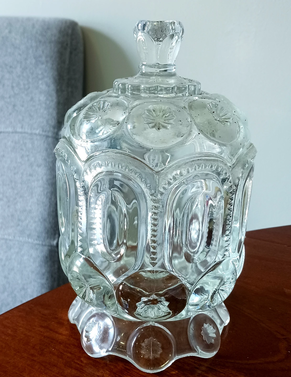 Crystal Candy Dish with Lid