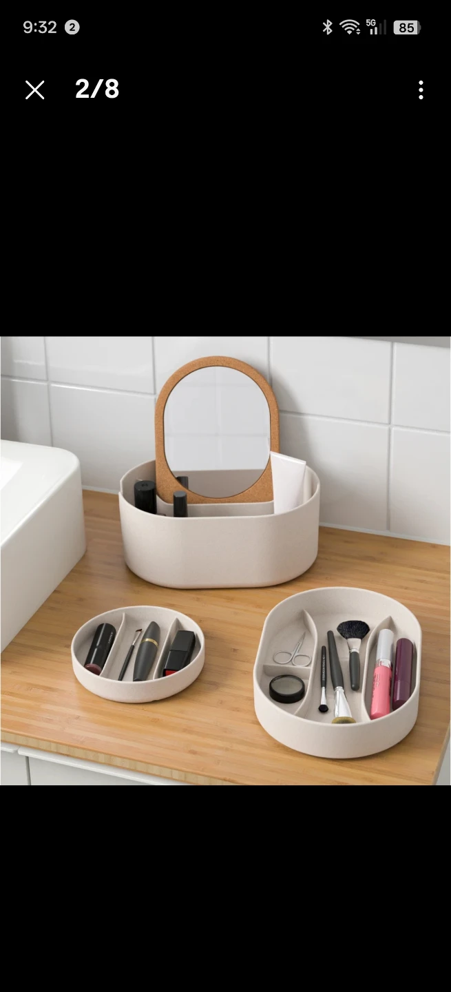 IKEA Godmorgon Vanity Organizer with Mirror - photo 4