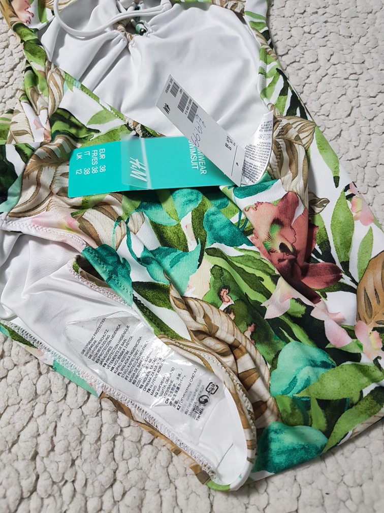 H&M Floral One-Piece Swimsuit Size 12 - photo 2