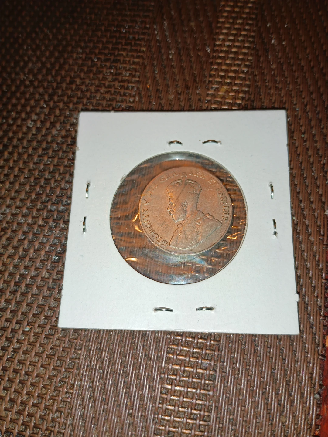 1922 Canada Five Cents Coin - photo 2