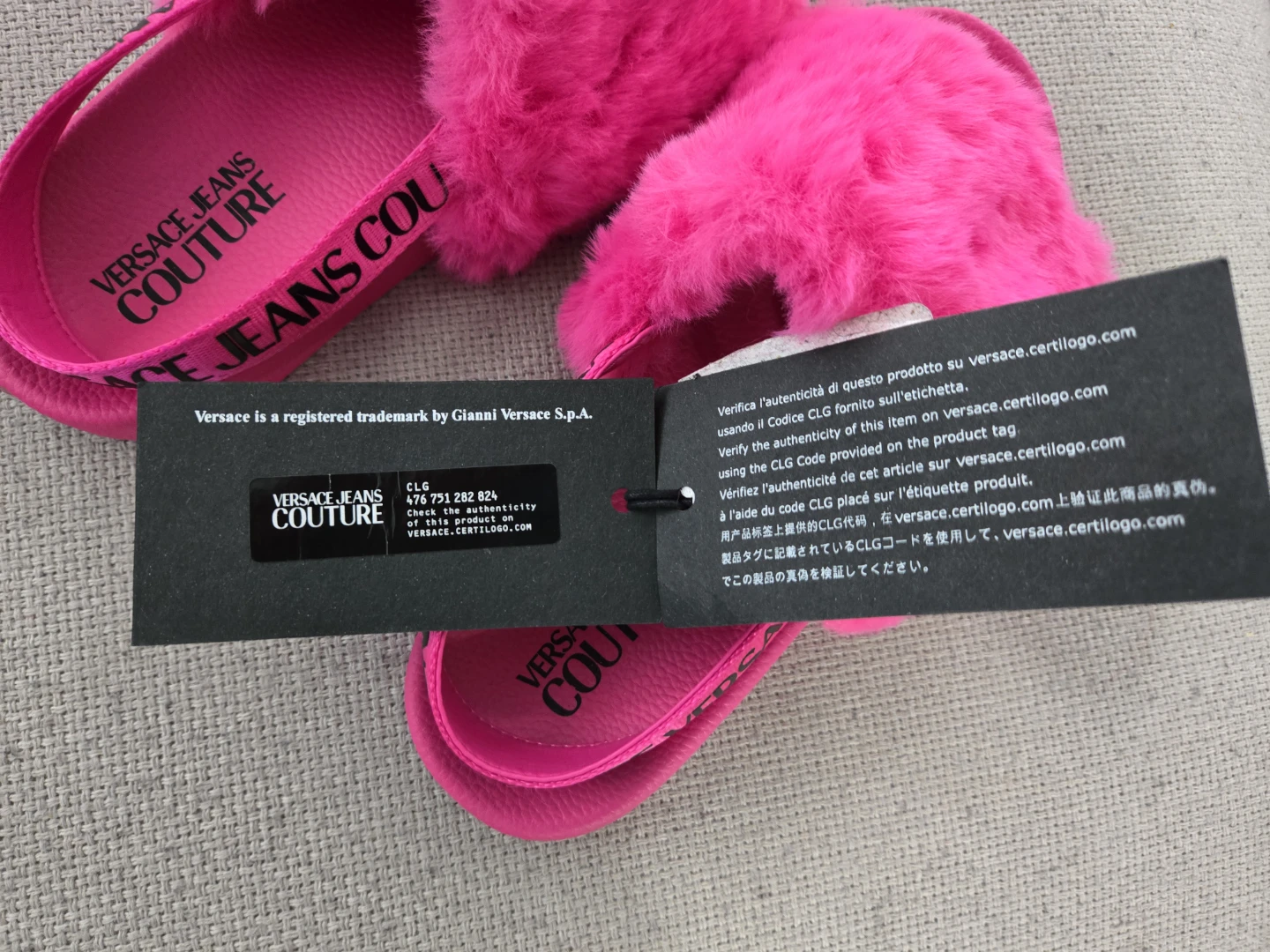 Versace fur slides - photo 3