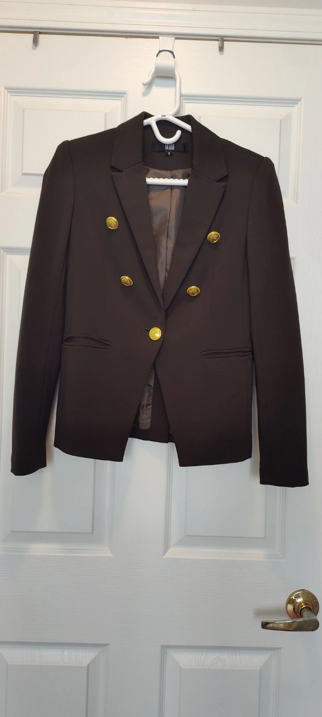 BEDO FERME Double Breasted Blazer - Size S