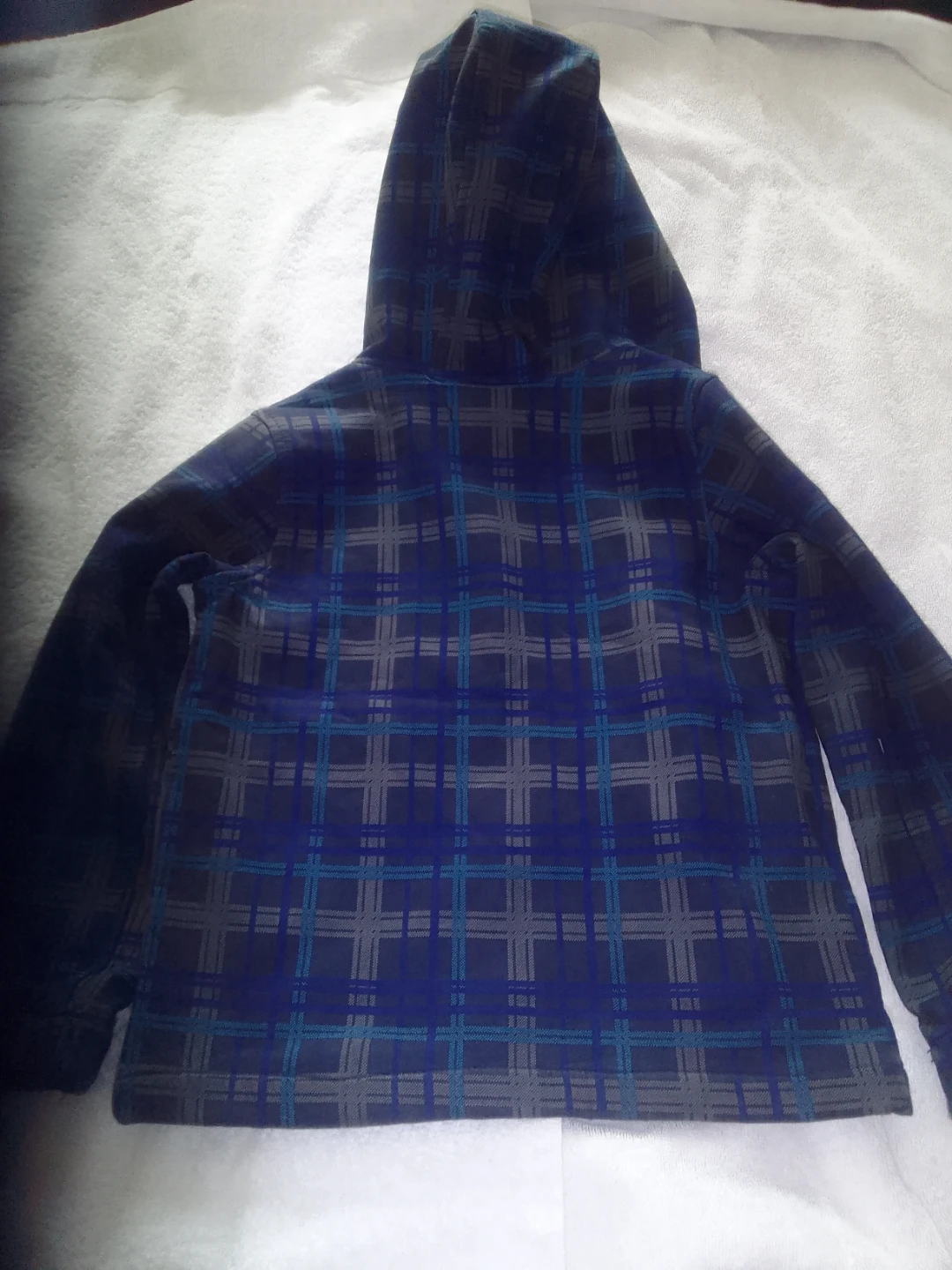 Youth Plaid Softshell Jacket with Reflectors - photo 2