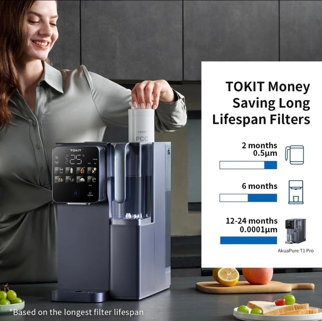 TOKIT T1 Pro Mineralization Reverse Osmosis Water Filter Counter - photo 5