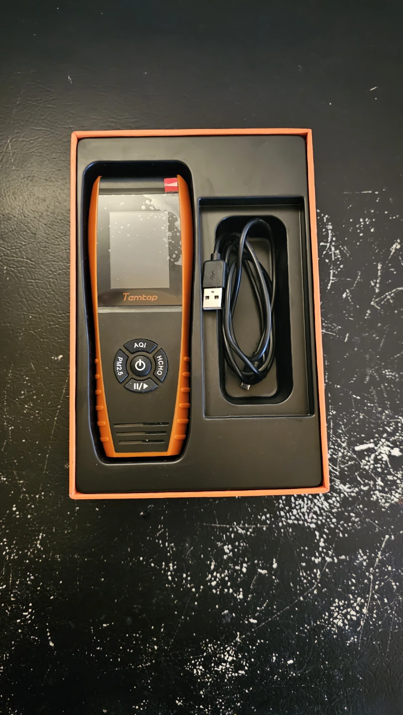 New Temtop LKC1000S+ Air Quality/Humidity/Pollution Monitor