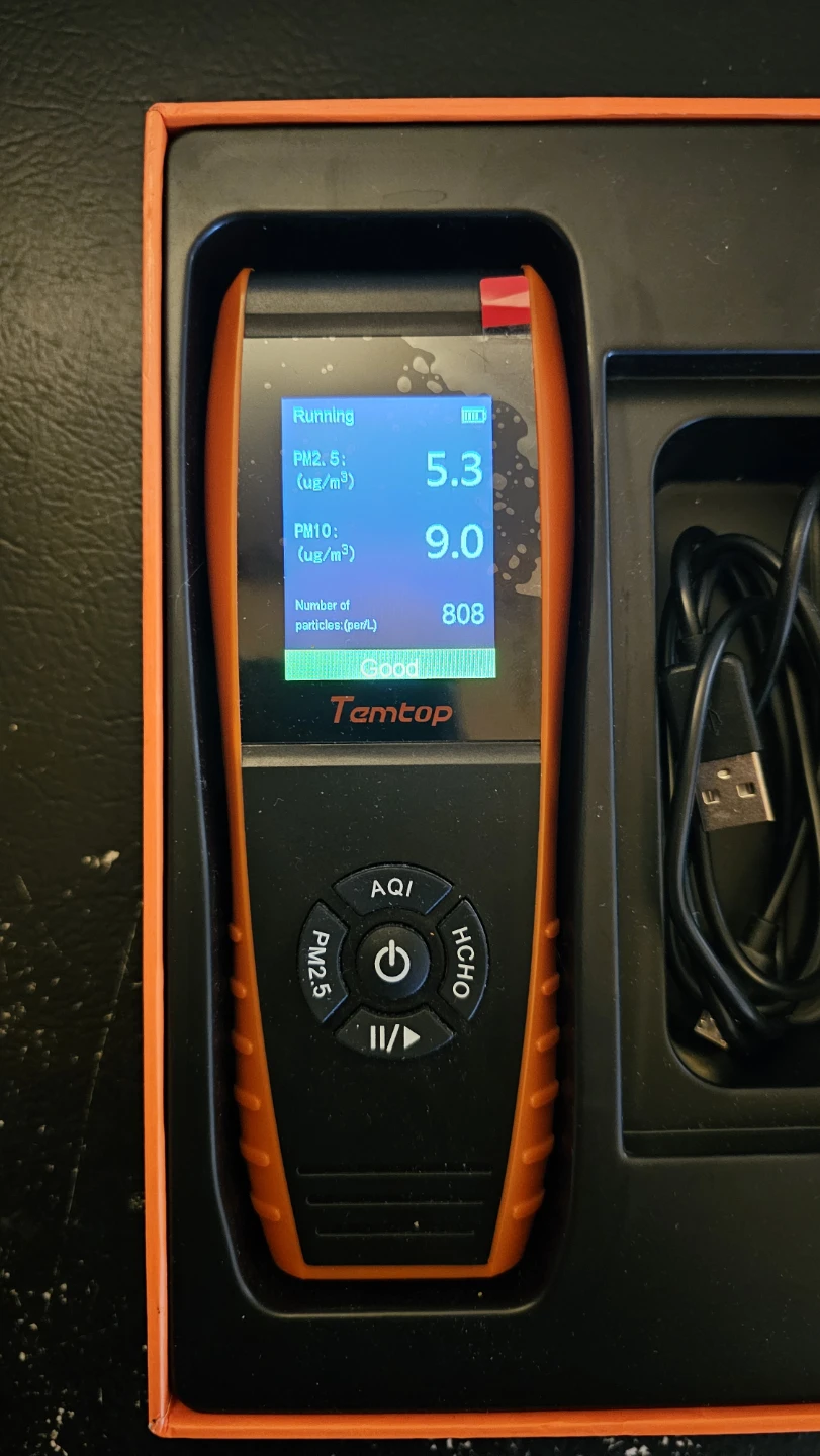 New Temtop LKC1000S+ Air Quality/Humidity/Pollution Monitor - photo 2