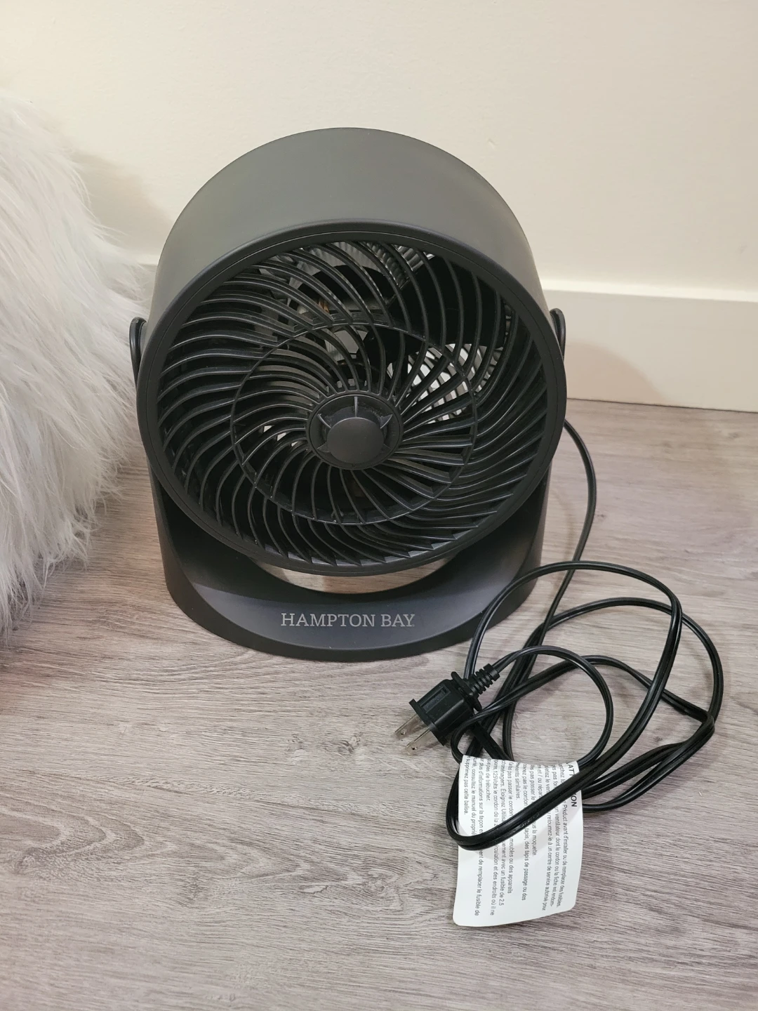 Hampton Bay Black Desk Fan - photo 2