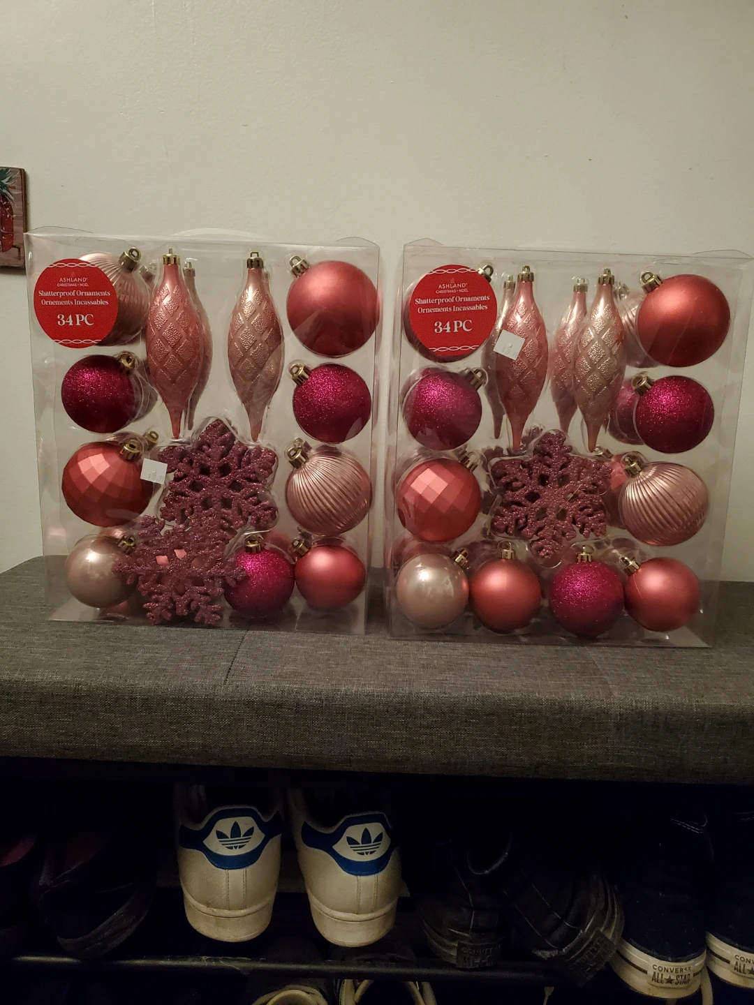 Ashland Shatterproof Christmas Ornaments (2 x 34 PC)