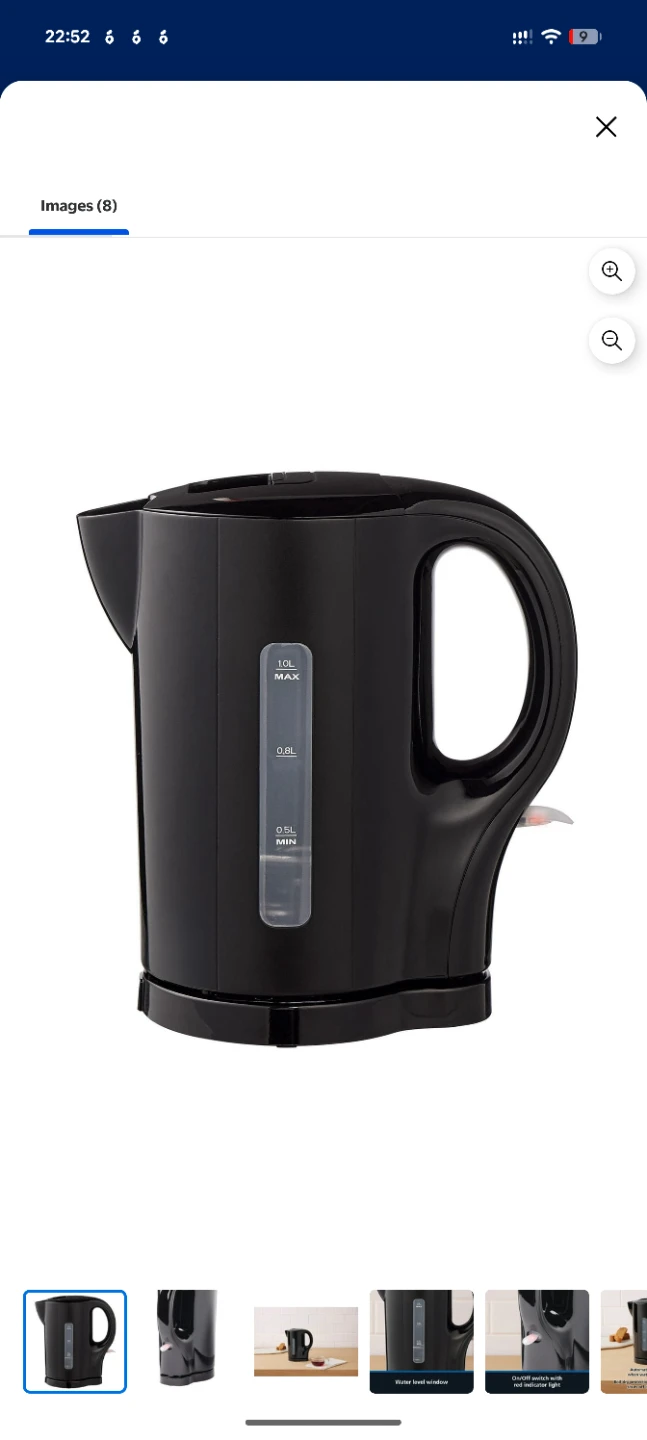 Black Electric Kettle