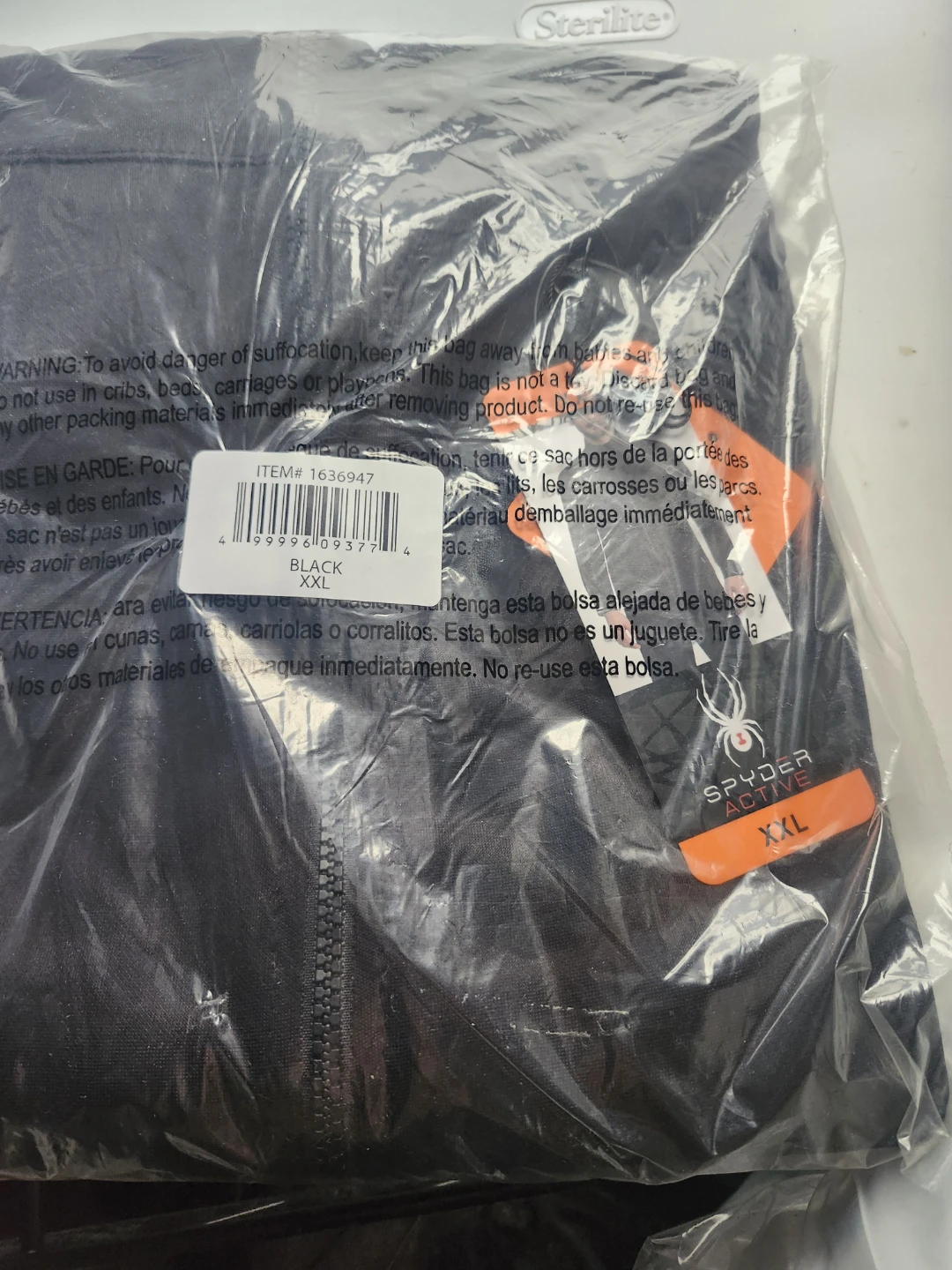 Spyder Active Black XXL Pants