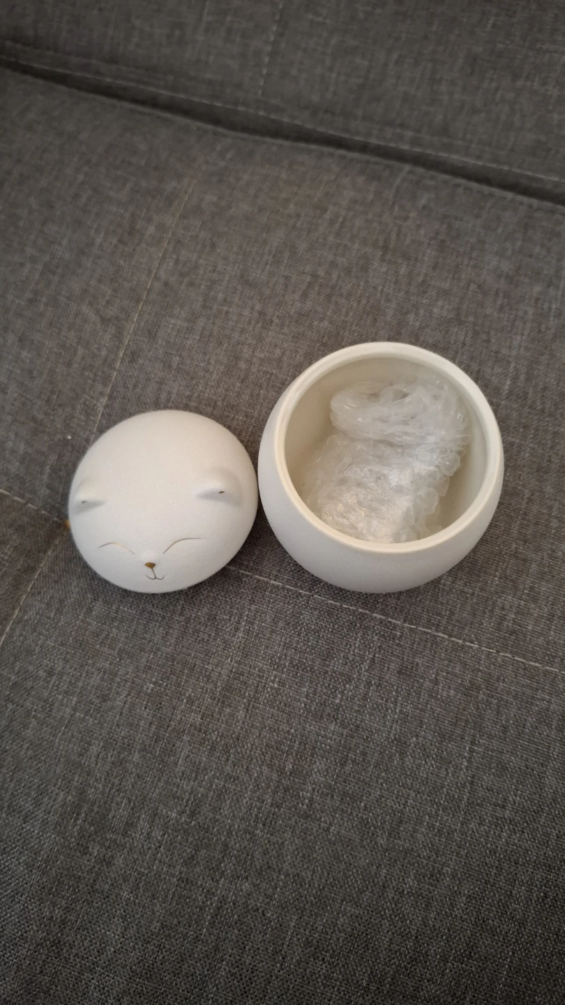 Cat Ceramic Jar with Lid - photo 3