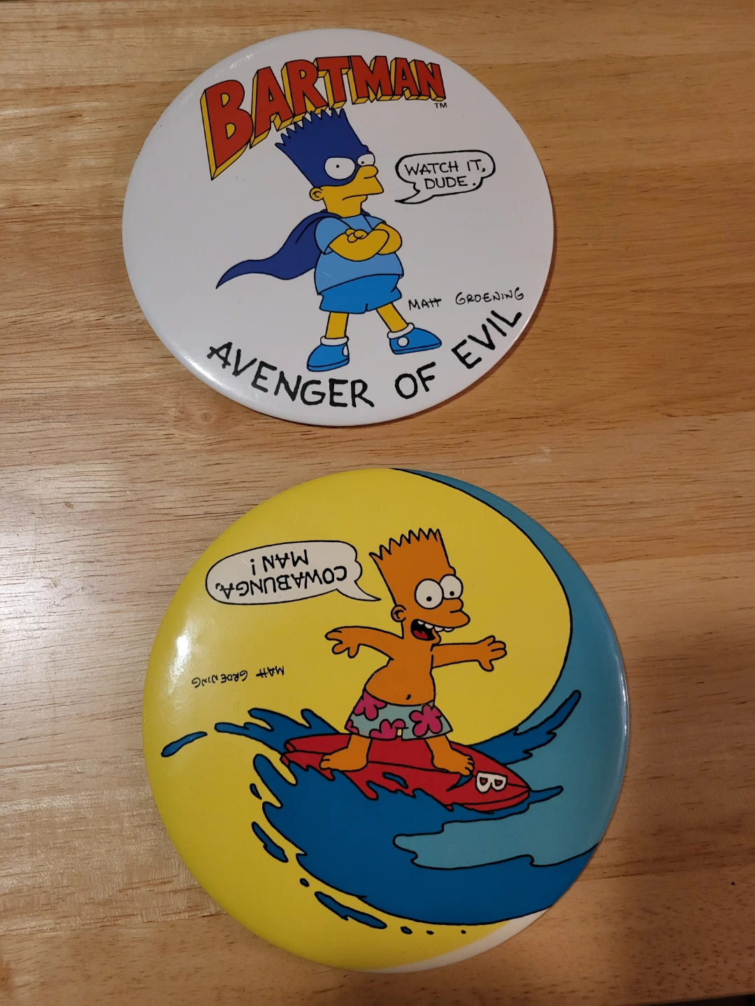 The Simpsons Bartman & Bart Simpson Pins - photo 2