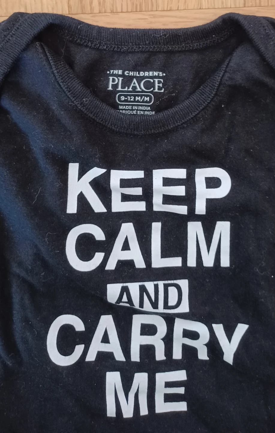 The Children's Place "Keep Calm and Carry Me"  Bodysuit - photo 2