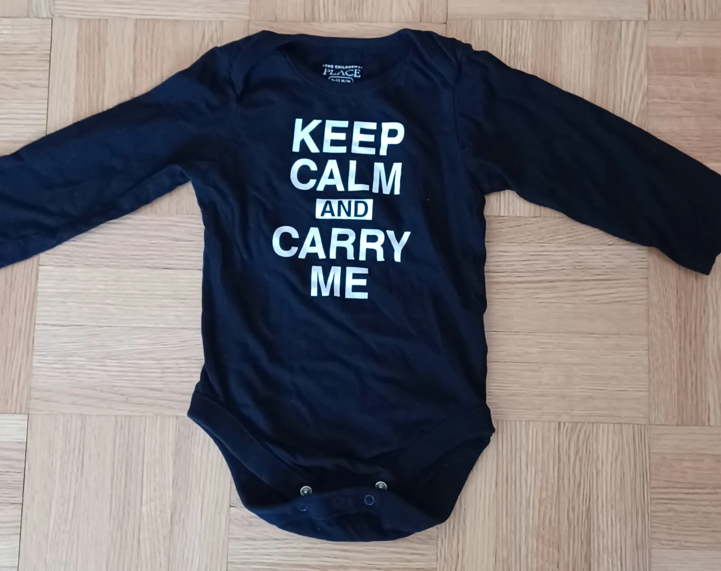 The Children's Place "Keep Calm and Carry Me"  Bodysuit - photo 5