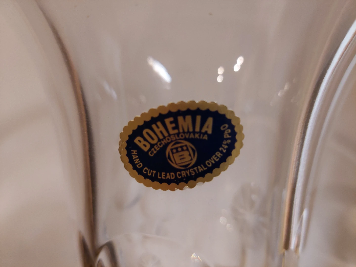 Bohemia Hand Cut Lead Crystal Vase - photo 2