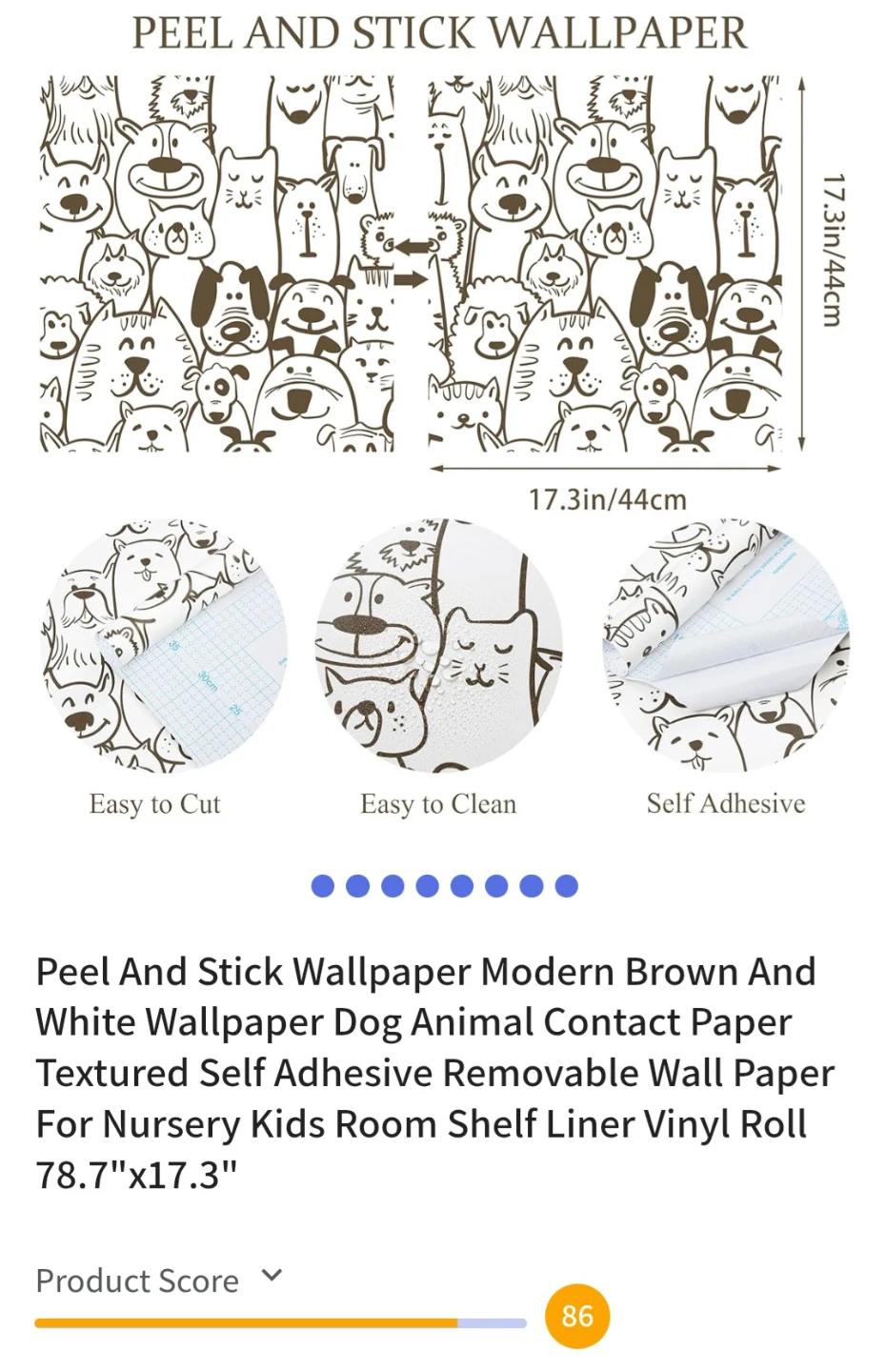 Fiula Peel and Stick Wallpaper - Animal Designs - photo 4
