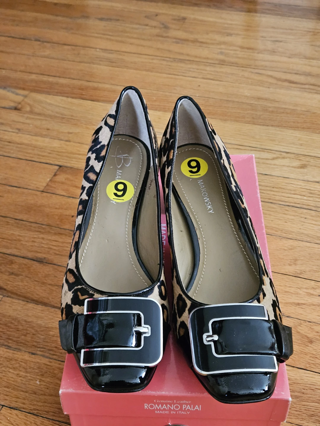 Romano Palai Leopard Print Women's Heels Size 9 - photo 2