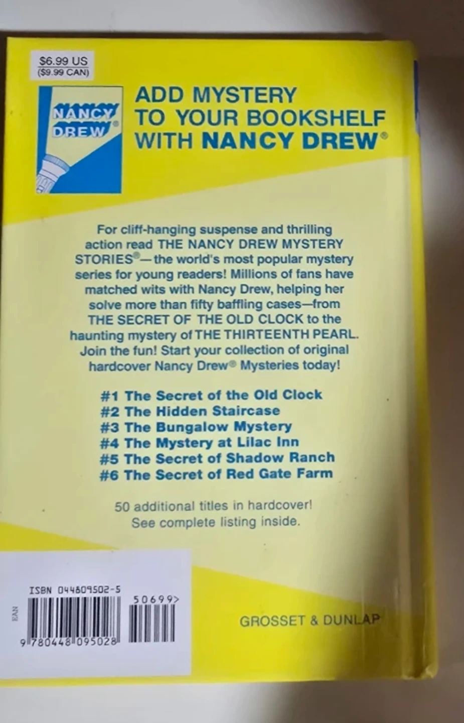 Nancy Drew The Hidden Staircase Mystery Book - photo 2