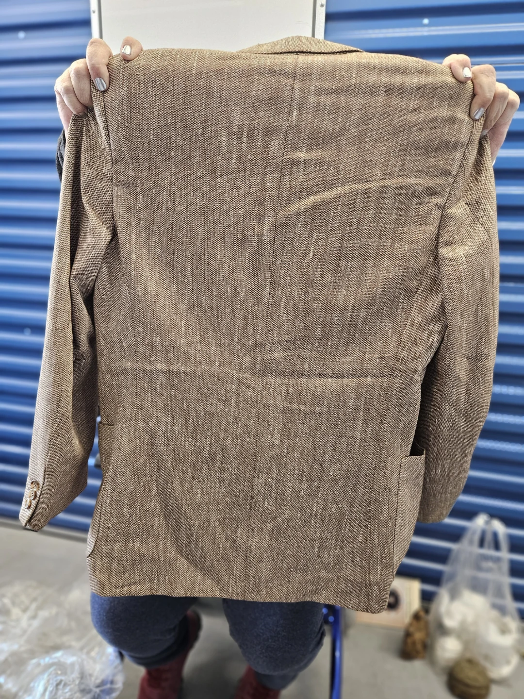 Men's Alan Cherry Marzotto Blazer - Brown Tweed - photo 2