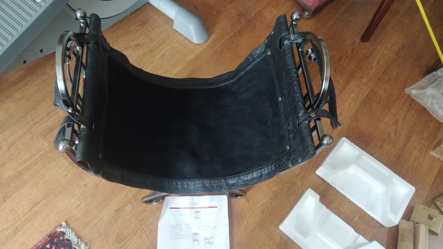 Hearth Collection Log Holder with Leather Carrier - photo 4