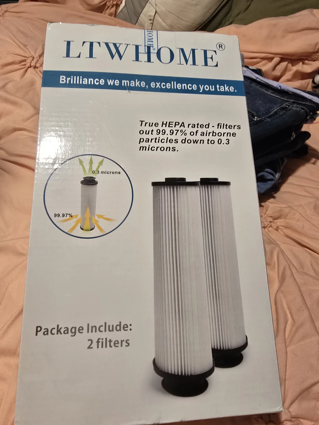 LTWHOME True HEPA Replacement Filters - 2 Pack - photo 2