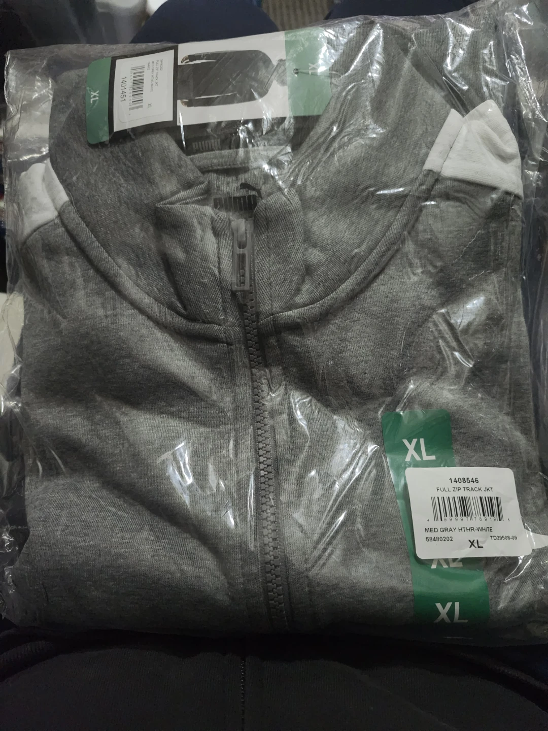 Puma Full Zip Track Jacket - Men's XLMedium Gray Heather