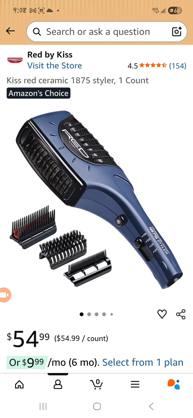 RED by KISS 1875 Ceramic Styler