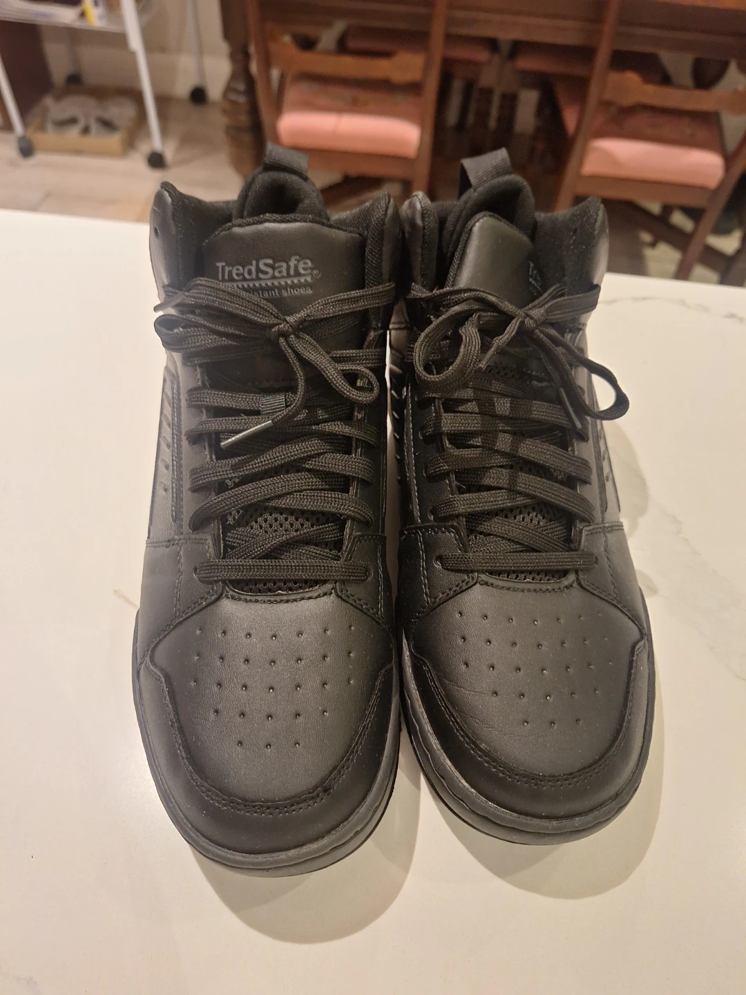 TredSafe O2 Air Black Mid-Top Shoes - photo 3