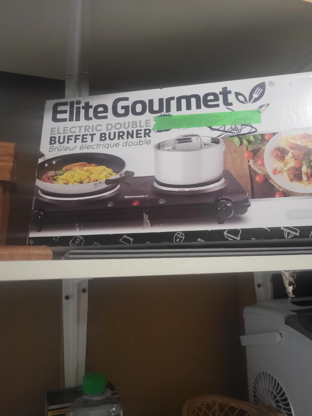 Elite Gourmet Electric Double Buffet Burner